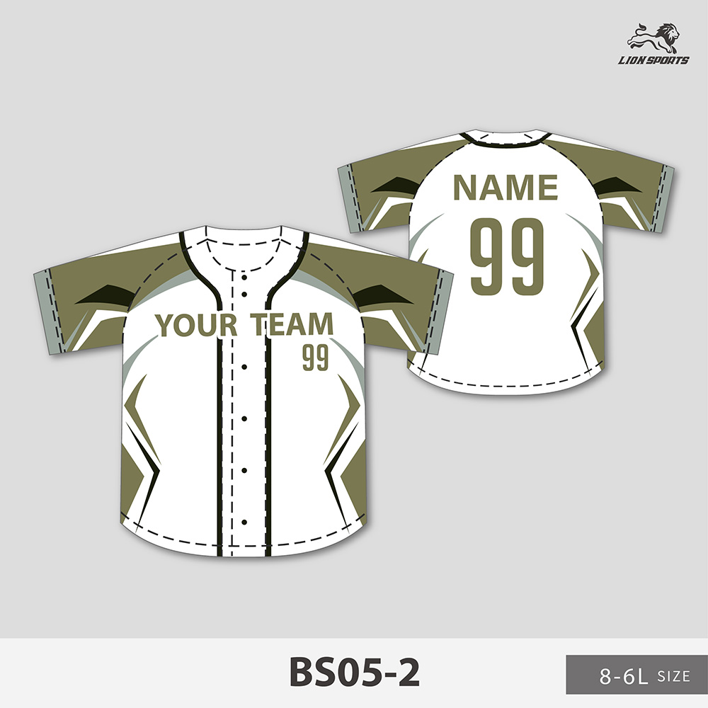 全扣棒球衣-BS05